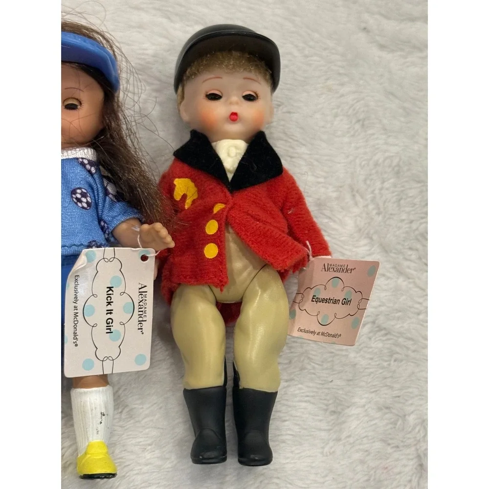 2005 Madame Alexander‎ McDonalds Dolls Kick It Boy Girl Equestrian Girl Set of 3